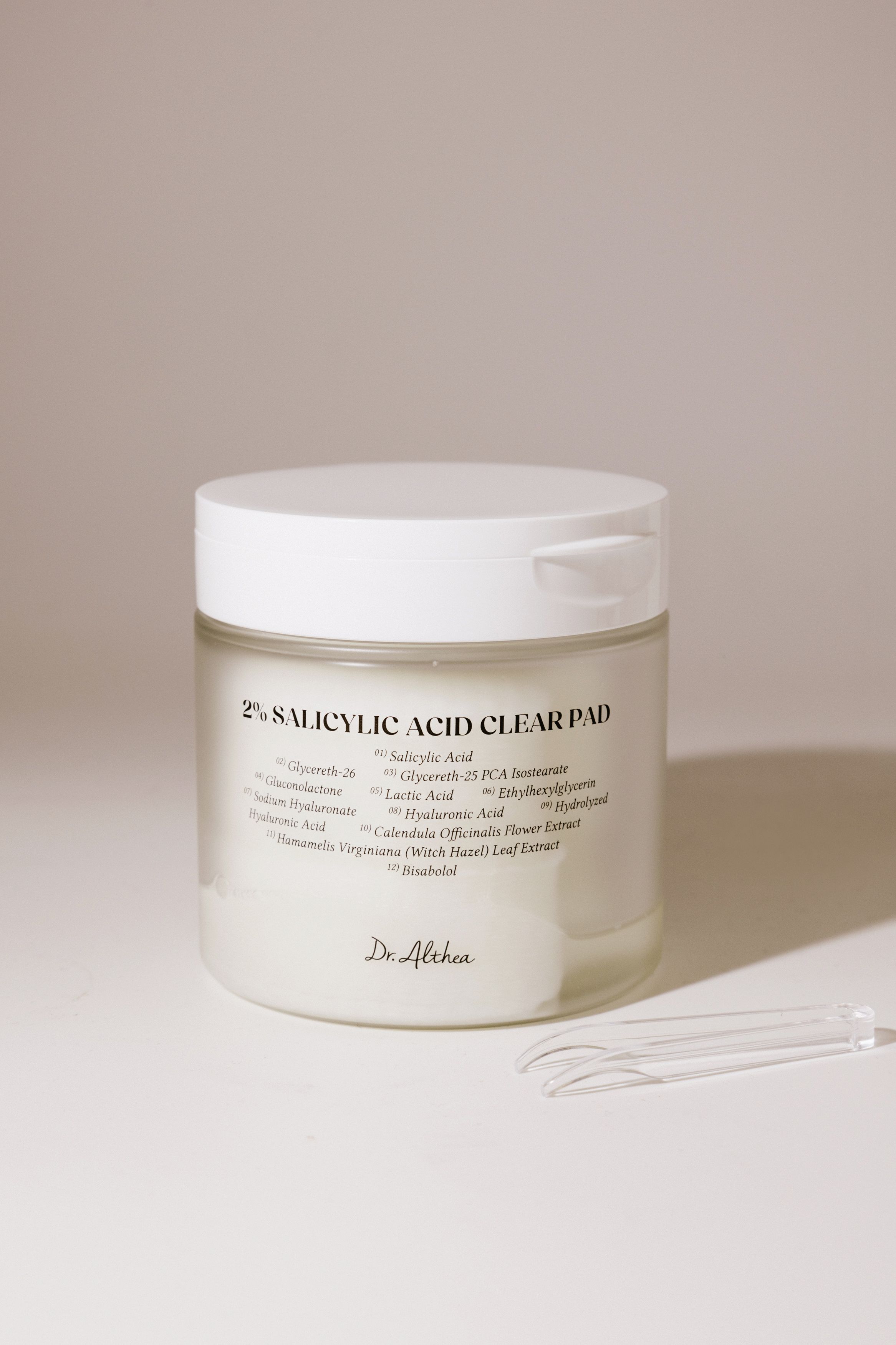 

Тонер-пэды для лица отшелушивающие с салициловой кислотой Dr. Althea 2% Salicylic Acid Clear Pad 60EA