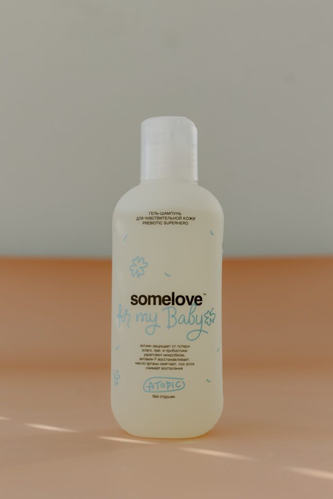BU// Гель-шампунь для чувствительной кожи SOMELOVE Prebiotic Superhero Atopic 200 ml