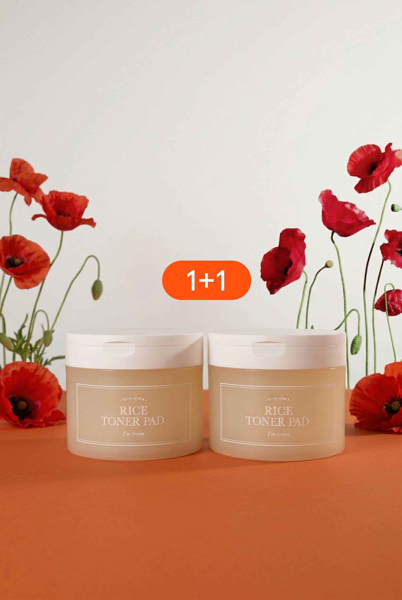 11 Увлажняющие и питательные тонер-диски с рисовым экстрактом Im from Rice Toner Pad 140мл 2290₽