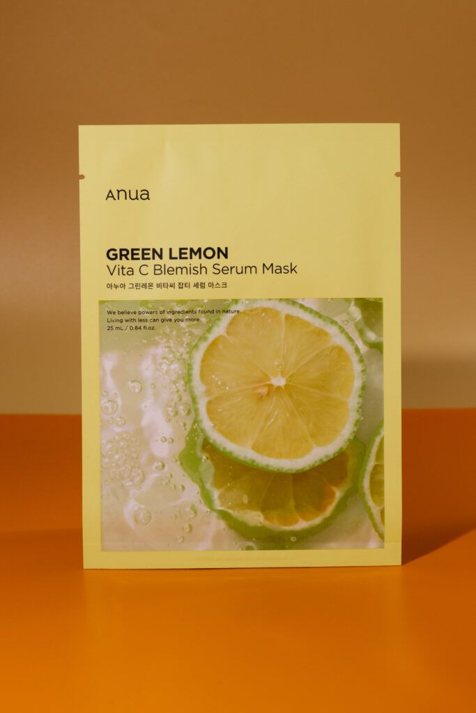 Витаминная маска для лица Anua Green Lemon Vita C Blemish Serum Mask 25ml