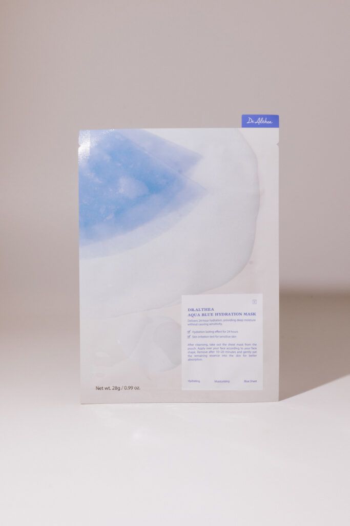 Тканевая маска с азуленом и агавой Dr. Althea Aqua Blue Hydration Mask 28g