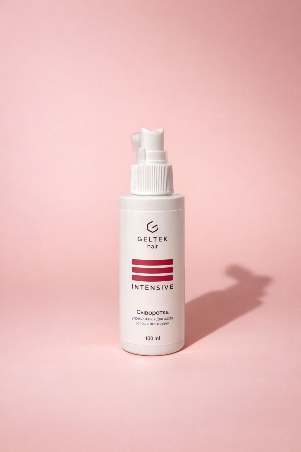 Сыворотка укрепляющая для роста волос с пептидами Geltek 100мл 3264₽