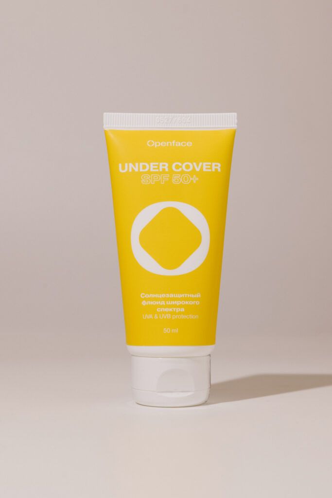 Cолнцезащитный флюид с высокой степенью защиты от UVA и UVB-лучей OPENFACE Under Cover SPF50+ 50ml