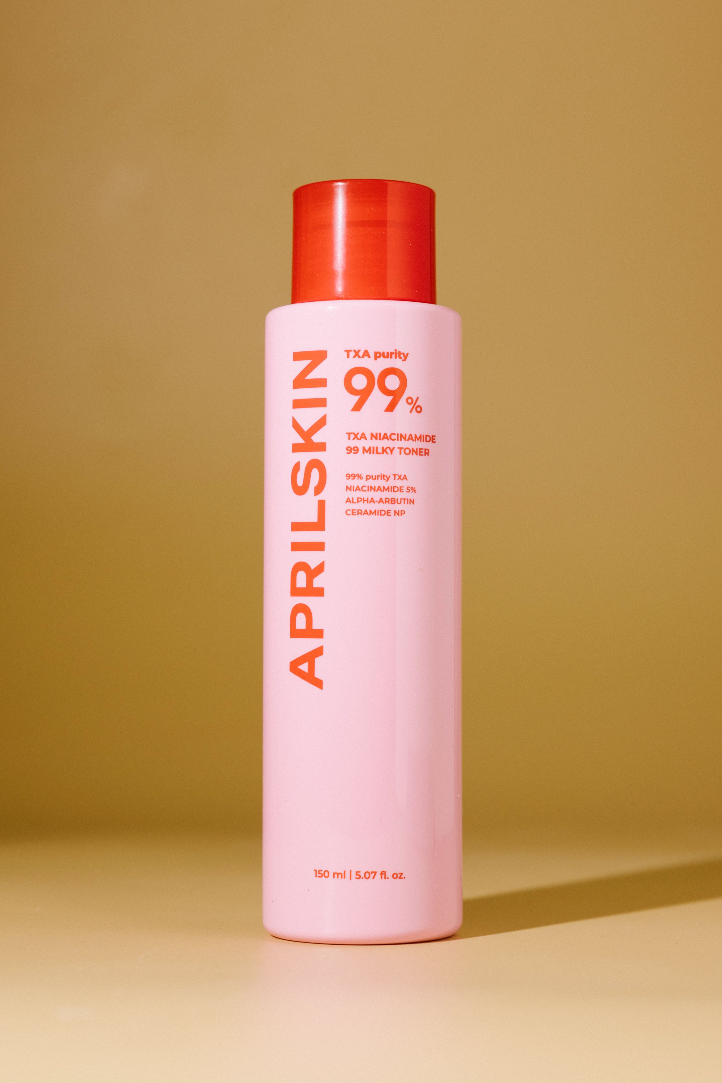 Тонер с транексамовой кислотой и ниацинамидом APRILSKIN TXA Niacinamide Toning Shot 99 Milk 150ml