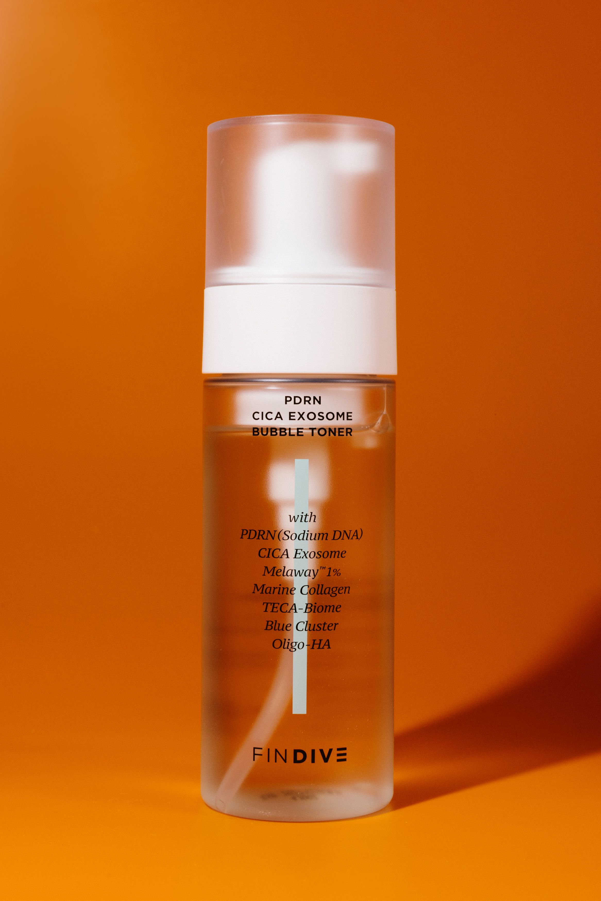 Пузырьковый тонер для лица с ПДРН FINDIVE PDRN Cica Exosome Bubble Toner 150ml