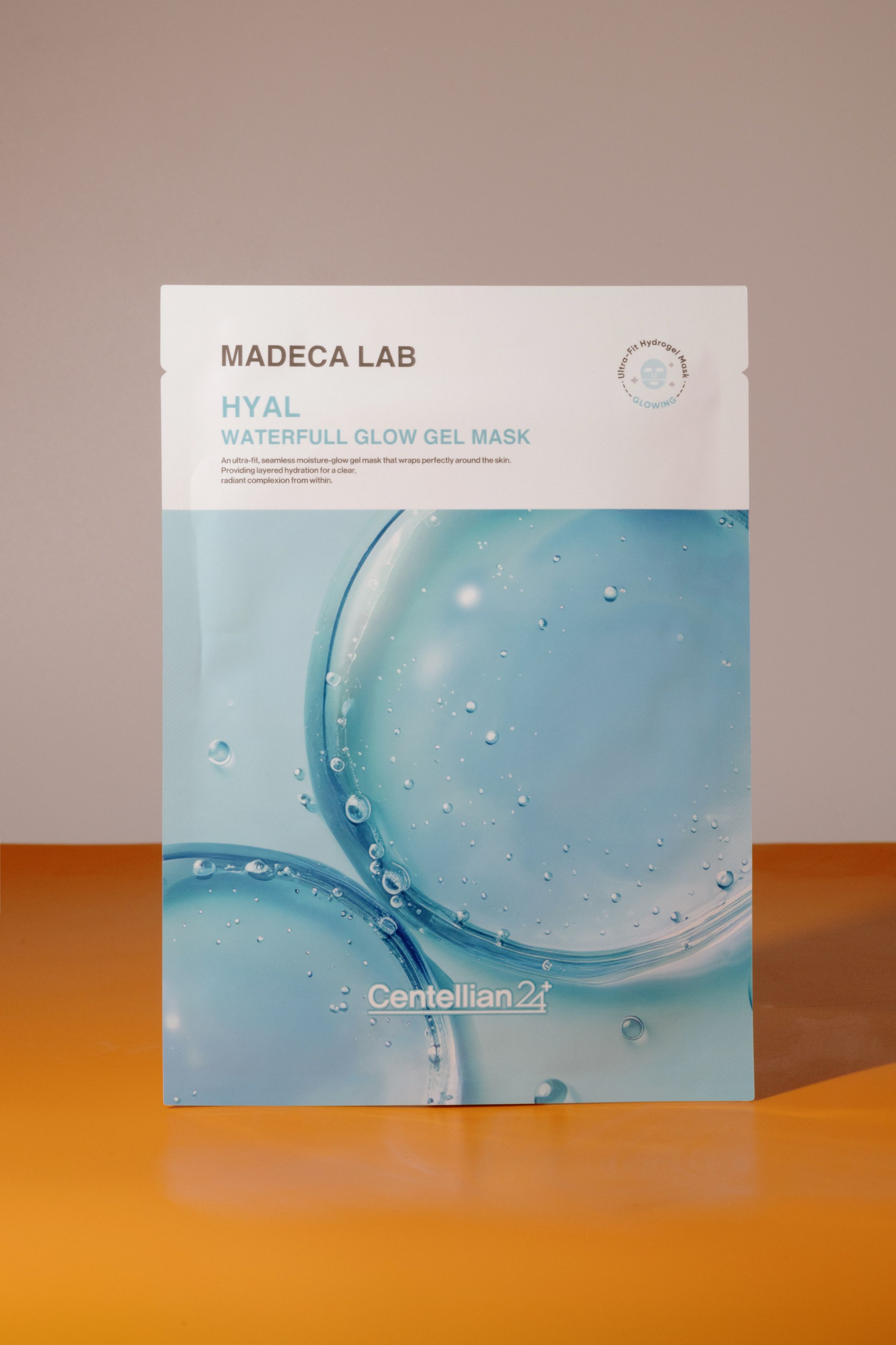 Маска гелевая для обезвоженной кожи Centellian24 Madeca Hyal Waterfull Glow Gel Mask 22ml 