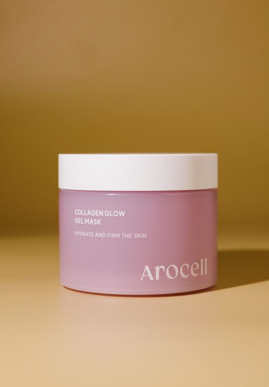 Коллагеновая гелевая маска для сияния c экстрактом пиона Arocell Collagen Glow Gel Mask 100г
