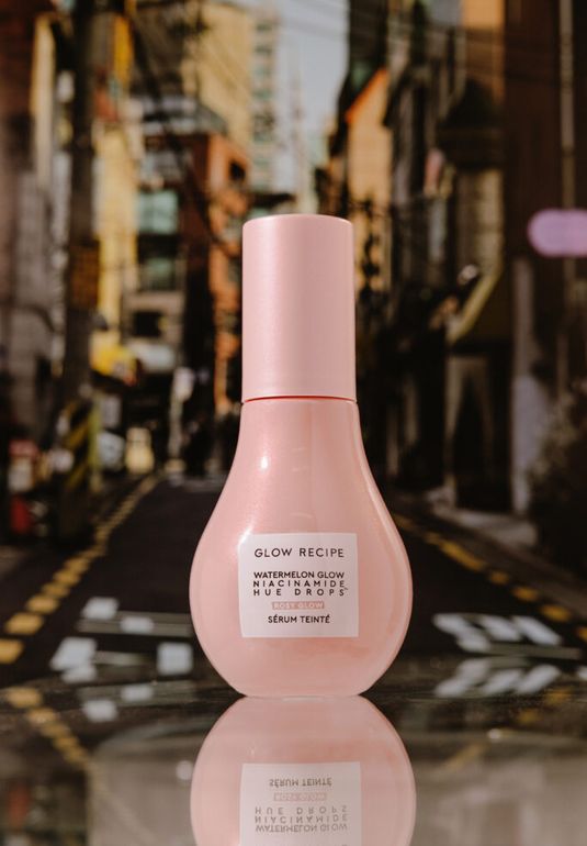 Капли для сияния кожи Glow Recipe Watermelon Glow Niacinamide Hue Drops Rosy Glow Serum 40мл