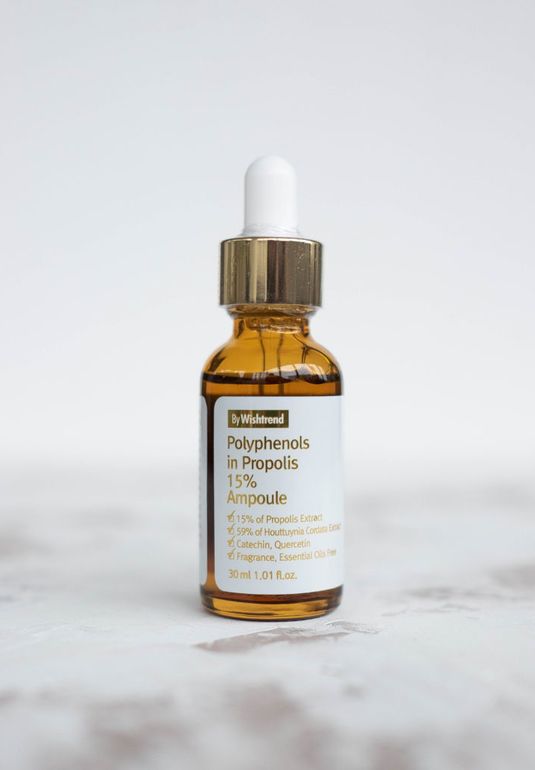 Сыворотка с прополисом BY WISHTREND Polyphenols in Propolis 15% Ampoule 30ml 
