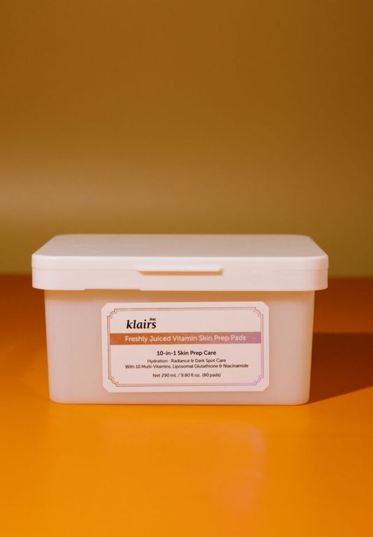 Многофункциональные витаминные тонер-диски для лица KLAIRS Freshly Juiced Vitamin Skin Prep Pads 290мл