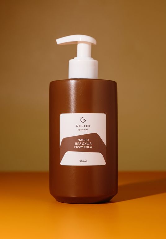 Масло для душа с ароматом колы Fizzy Cola Geltek 390ml