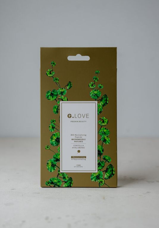 Микроигольчатые патчи для области вокруг глаз G.LOVE BIO-Revitalizing Peptide Microneedle Patches Centella 1 пара