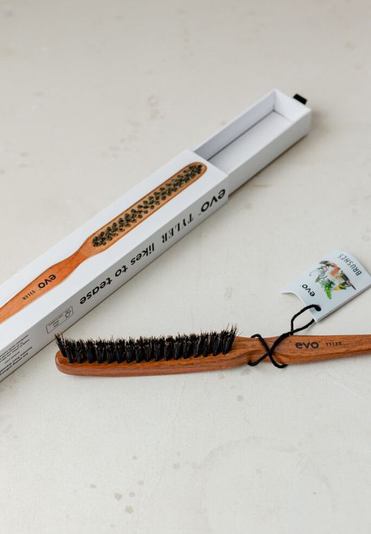 [Тайлер] узкая щетка с натуральной щетиной Evo Tyler Natural Brisyle Teasing Brush 