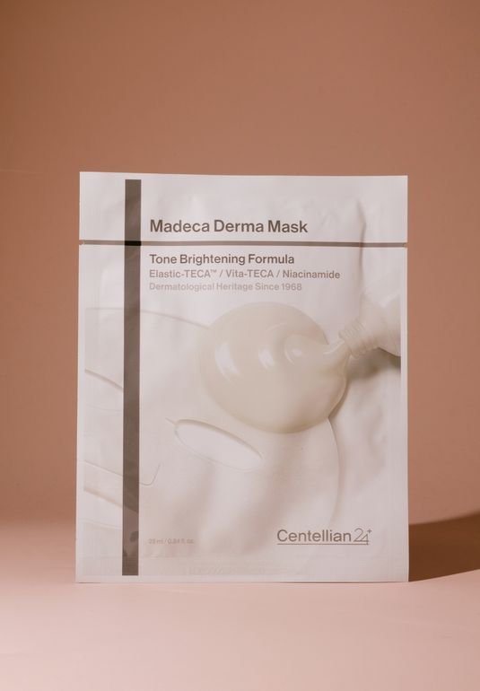 Маска тканевая выравнивающая тон кожи Centellian24 Madeca Lab Mask Mela Brightening 25мл