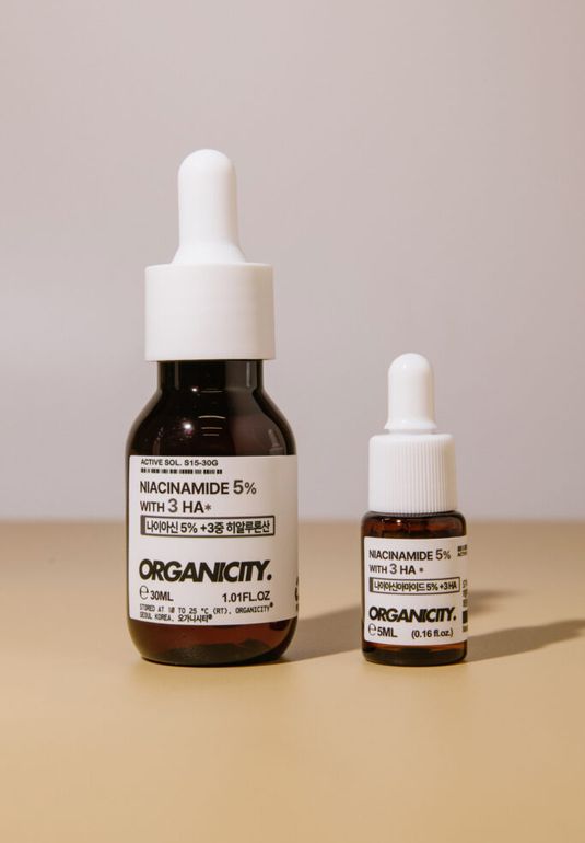 Сыворотка с ниацинамидом Organicity Niacinamide 5% with HA Serum 30+5ml