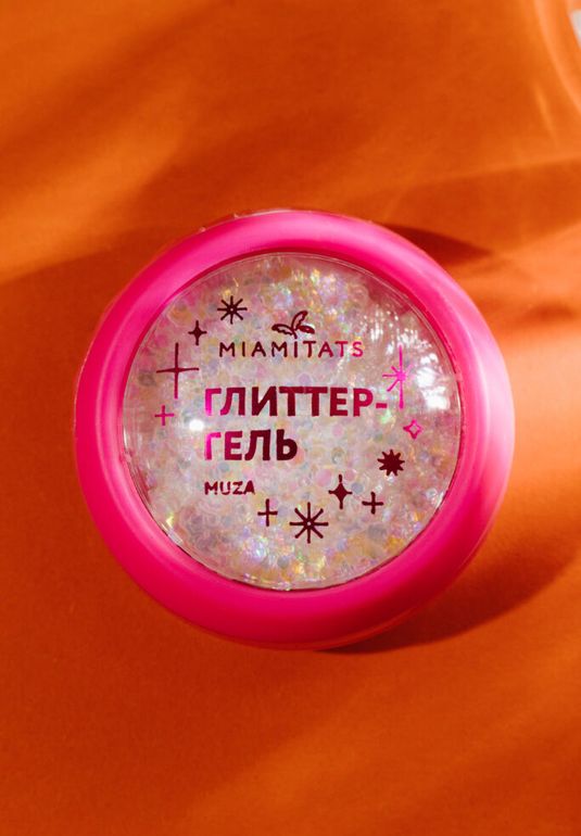 Глиттер-гель для лица, тела и волос MIAMITATS Muza 3.2ml