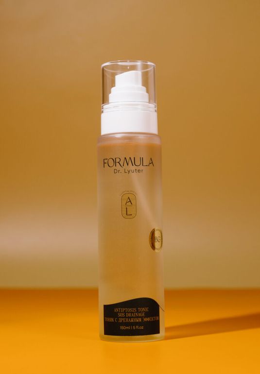 Тоник с дренажным эффектом FORMULA Dr. Lyuter Antiptosis SOS Drainage Tonic 150ml