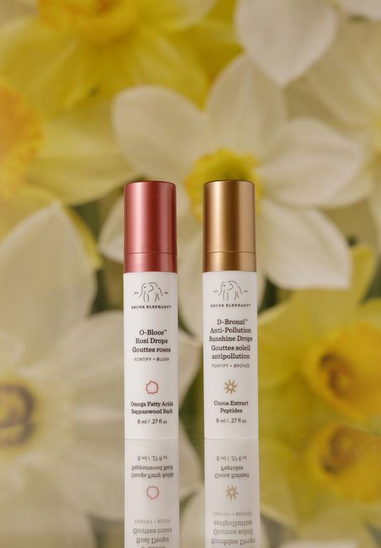 Дуэт для эффекта сияющей и загорелой кожи Drunk Elephant Bronzi and the Bloos 8мл/8мл