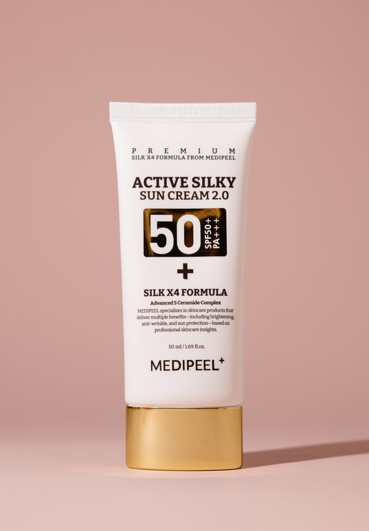 Солнцезащитный крем MEDI-PEEL Active Silky Sun Cream 2.0 SPF50+PA+++ 50мл