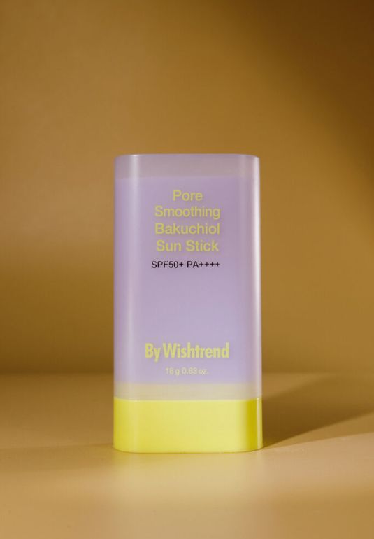 Солнцезащитный стик с бакучиолом для сглаживания пор BY WISHTREND Pore Smoothing Bakuchiol Sun Stick 18g
