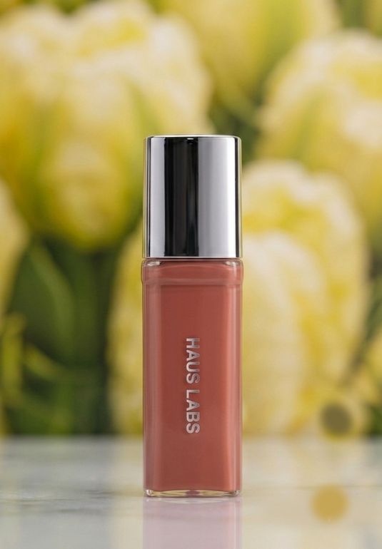 Блестящая помада [Пыльная роза/Sheer Petal] HAUS LABS Atomic Shake Lip Lacquer Lipstick 4мл