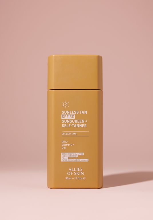 Автозагар для лица ALLIES OF SKIN Sunless Tan SPF50+ PA++++ Sunscreen + Self-Tanner 50мл
