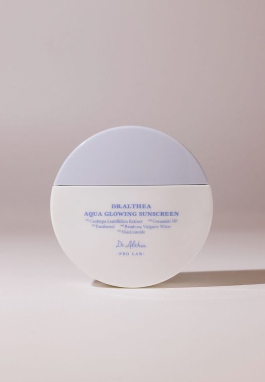 Увлажняющий солнцезащитный крем с эффектом сияния Dr. Althea Aqua Glowing Sunscreen SPF50+ PA++++ 45ml