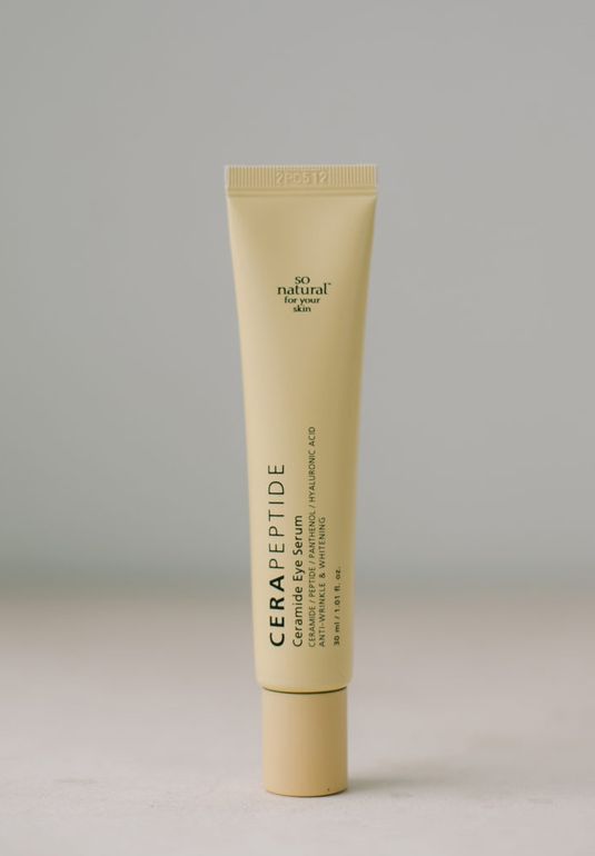 Дренажная крем-сыворотка So Natural Cera Peptide Eye Serum 30ml