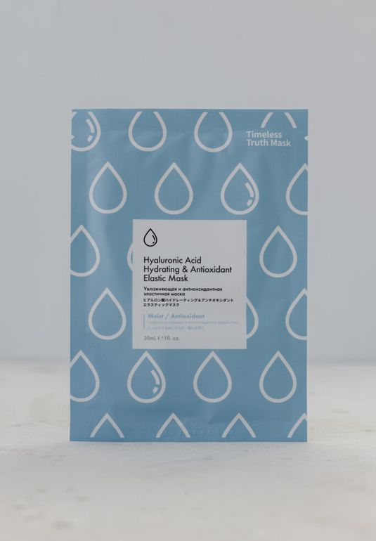 Увлажняющая и антиоксидантная эластичная маска с гиалуроновой кислотой Timeless Truth Mask Hyaluronic Acid Hydrating & Antioxidant Elastic Mask 30ml