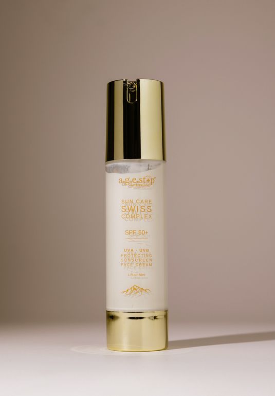 Активное солнцезащитное средство A.G.E.STOP SWITZERLAND Sun Care Swiss Complex SPF 50+ Face Cream 50мл