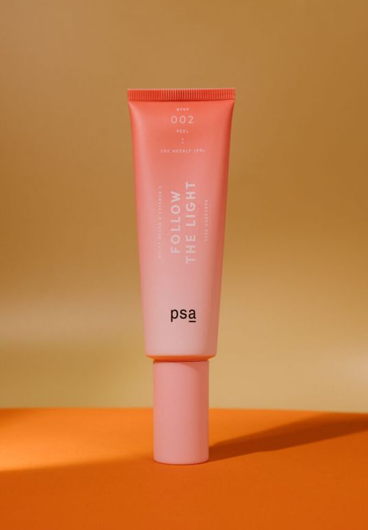 Пилинг-коктейль из AHA и BHA кислот, L-аскорбиновой кислоты PSA FOLLOW THE LIGHT: Multi Acids & Vitamin C Radiance Peel 50ml