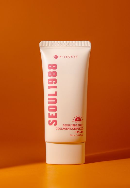 Солнцезащитный крем K-Secret Seoul 1988 Sun: Collagen Complex 7 + Plum 50мл