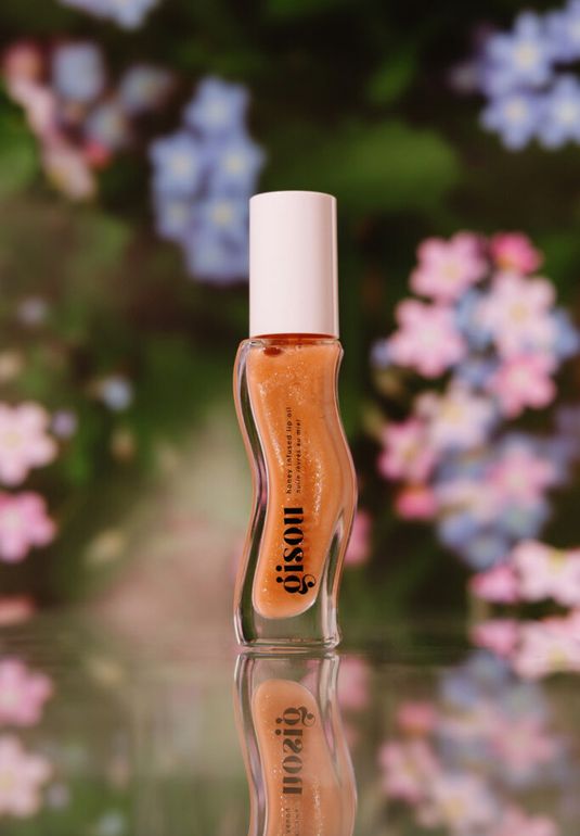 Мерцающее масло для губ gisou Honey Infused Lip Oil [Glazed Plum] 8мл