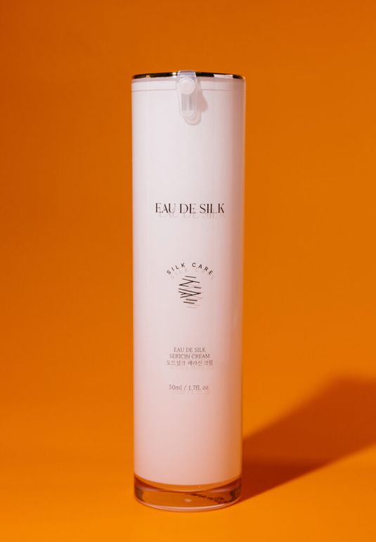 Успокаивающий крем для лица с серицином Eau De Silk Sericin Cream 50ml