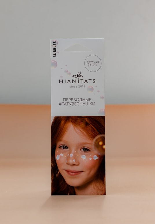 Переводные тату-веснушки (для одного нанесения) MIAMITATS KIDS Bubbles