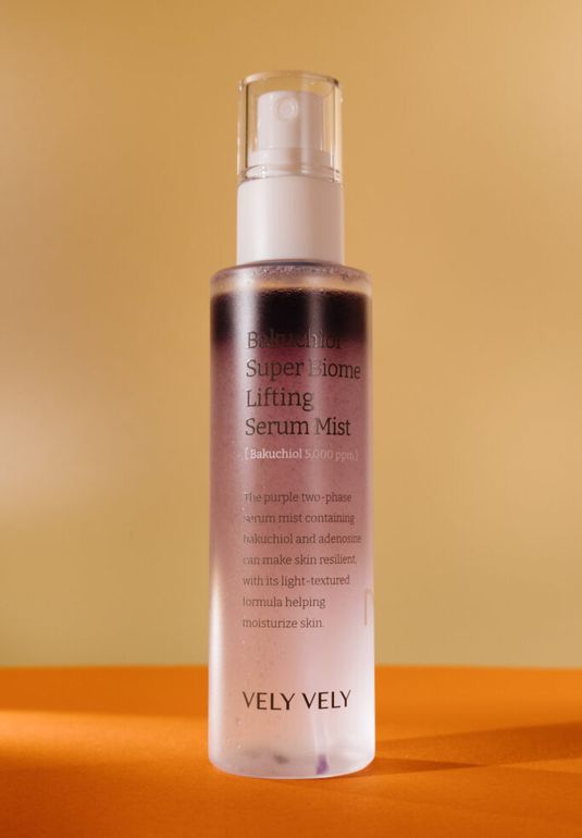 BU// Двухфазный антивозрастной мист Vely Vely Bakuchiol Super Biome Lifting Serum Mist 100ml