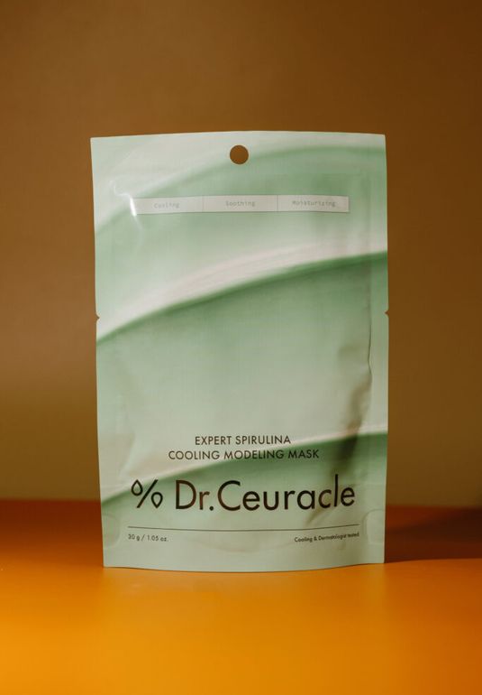 Охлаждающая альгинатная маска для лица со спирулиной Dr.Ceuracle Expert Spirulina Cooling Modeling Mask 30g