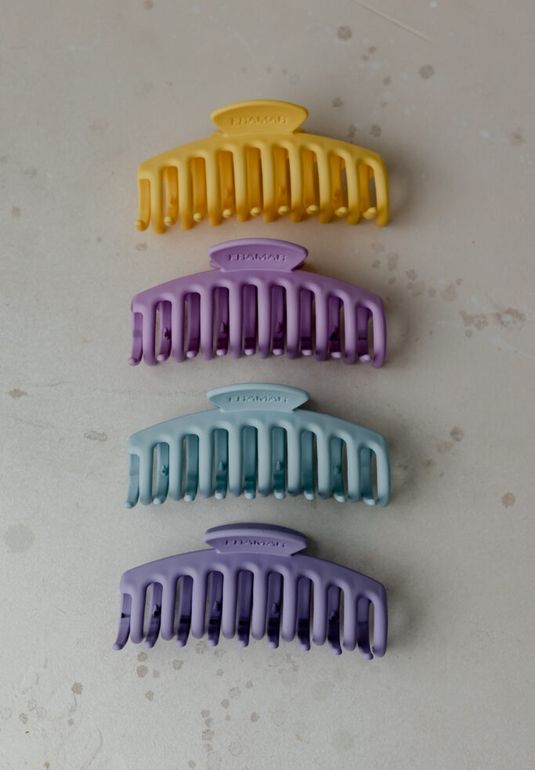 Зажимы для волос-краб - Цвета пастели Framar Claw Clips Pastel 4шт