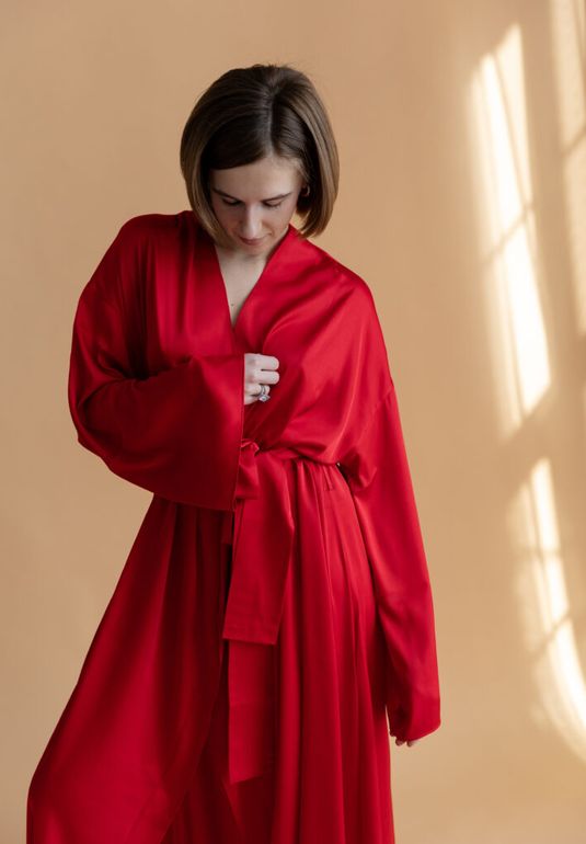 Кимоно Красное Рост 165-175 см