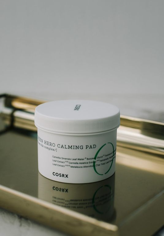 Отшелушивающие пэды-тонер для чувствительной кожи COSRX One Step Green Hero Calming Pad (70 шт) 135ml