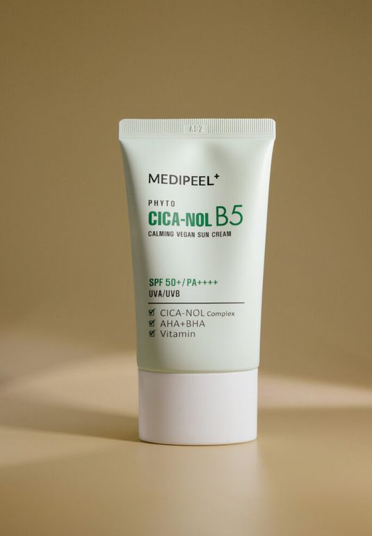 Солнцезащитный крем с центелой MEDI-PEEL Phyto Cica-Nol B5 Calming Vegan Sun Cream 50ml
