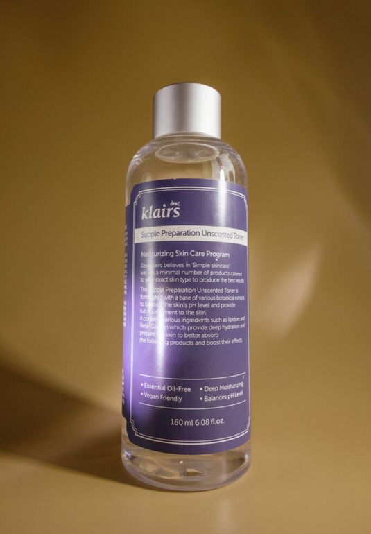 Тонер увлажняющий без масел и запаха KLAIRS Supple Preparation Unscented Toner 180ml