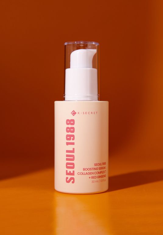 Коллагеновая сыворотка для лица K-Secret Seoul 1988 Boosting Serum: Collagen Complex 7 + Red Ginseng 30мл