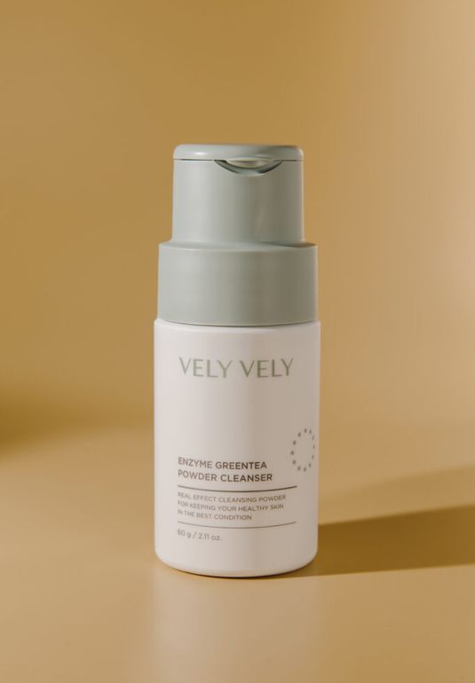 Энзимная пудра с зеленым чаем с липазой Vely Vely Enzyme Green Tea Powder Cleanser 60g