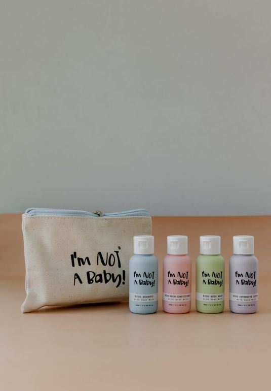 Детский дорожный набор I'm Not A Baby Trial Kit + Eco Pouch 4*40ml
