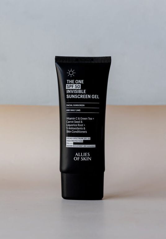 Невидимый солнцезащитный гель SPF50 ALLIES OF SKIN The One SPF50 Invisible Sunscreen Gel 50 ml
