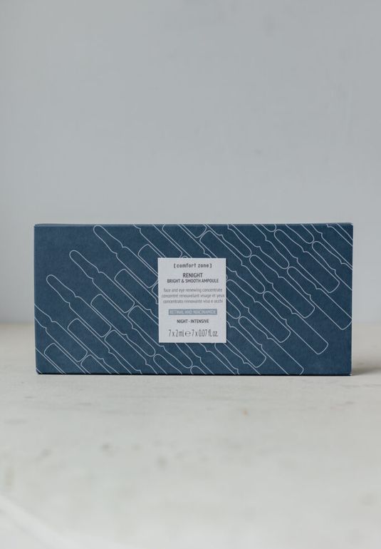 Ампульный концентрат сияние и гладкость Comfort Zone Renight Bright & Smooth Ampoule 7*2ml