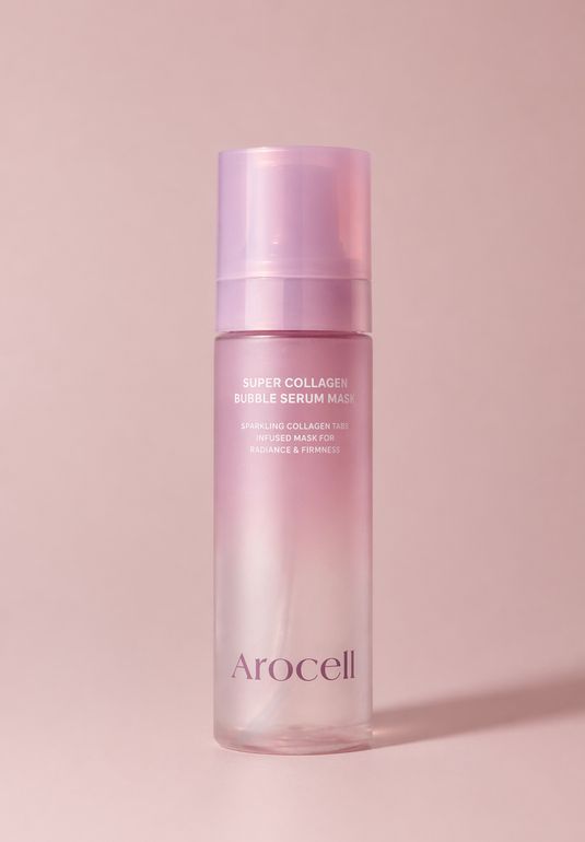 Коллагеновая маска-сыворотка Arocell Super Collagen Bubble Serum Mask 90мл 