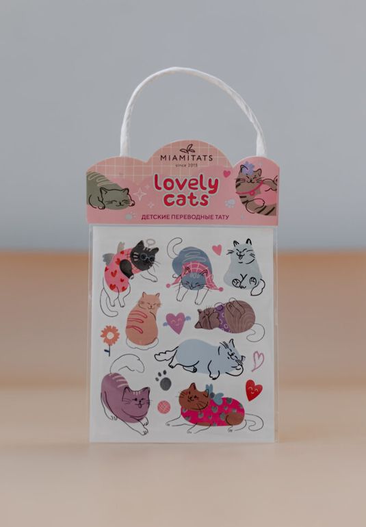 Переводные тату MIAMITATS KIDS Lovely Cats