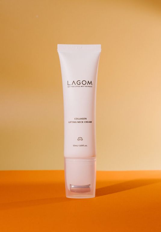 Антивозрастной крем для шеи Lagom Collagen Liifting Neck Cream 50ml